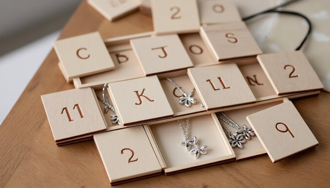 découvrez 5 idées créatives pour personnaliser votre calendrier de l'avent bijoux. ajoutez une touche unique à cette tradition festive en intégrant des éléments surprenants et personnalisés qui émerveilleront vos proches chaque jour de décembre !