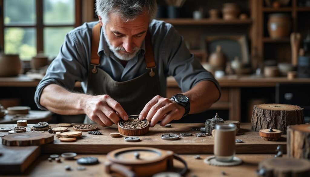 découvrez les dernières tendances des montres en bois fabriquées en france, alliant élégance et durabilité. plongez dans l'univers chic et écoresponsable des accessoires horlogers, où le savoir-faire artisanal rencontre des designs modernes.