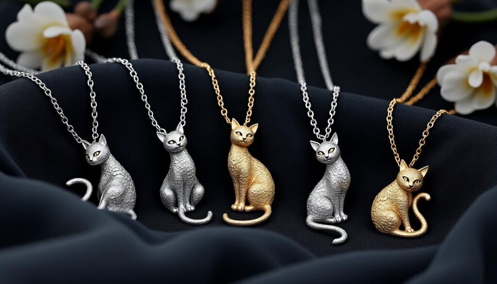 découvrez notre sélection des 5 designs de colliers avec un chat pour femme qui allient élégance et originalité. ces bijoux uniques sauront séduire les amantes des félins et apporter une touche de charme à toutes vos tenues. ne manquez pas ces créations qui vont vous faire craquer !