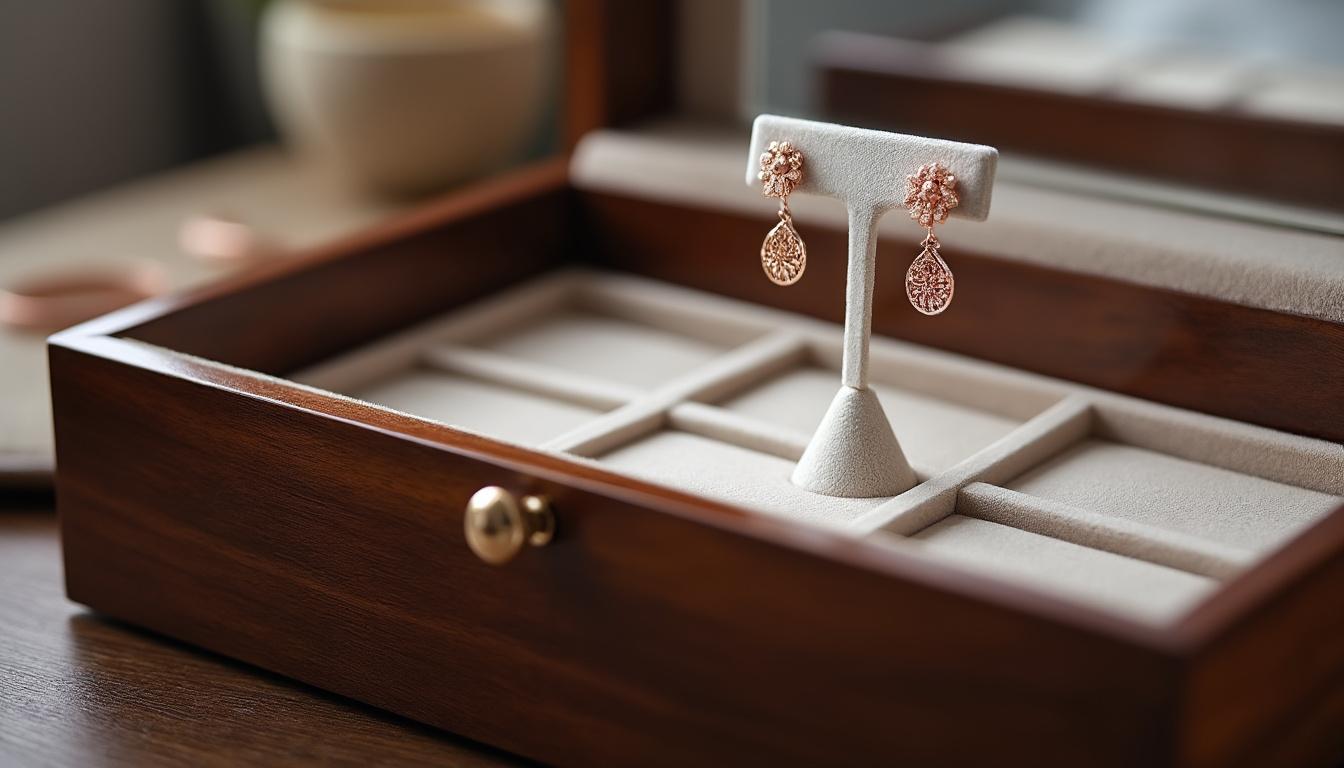 découvrez les boucles d’oreilles puces en or rose, une tendance élégante et douce qui sublime toutes les carnations. offrez-vous une touche de délicatesse adaptée à chaque style et occasion !