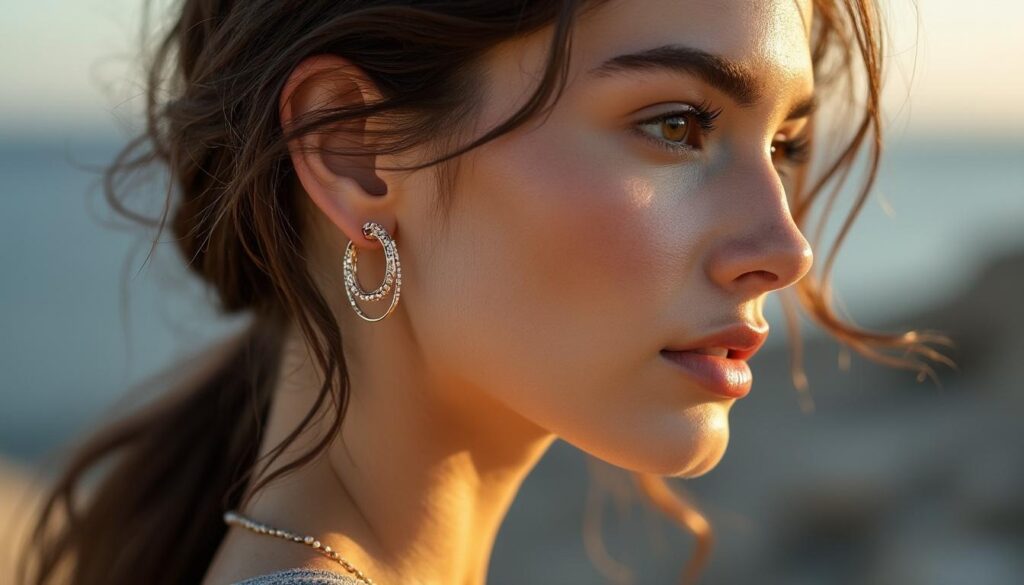 découvrez comment sublimer votre style avec des créoles ornées de pierres fines, tout en gardant un look léger et élégant. conseils mode pour équilibrer accessoires et tenue avec raffinement.