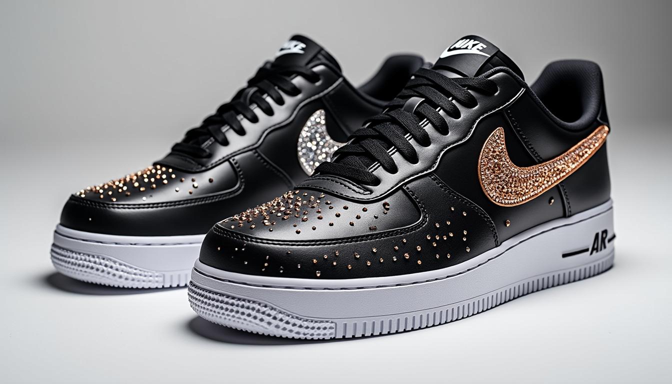 apprenez à personnaliser vos nike air force avec des bijoux tendance et donnez une touche unique à vos sneakers. idées, conseils et inspiration pour sublimer vos baskets !