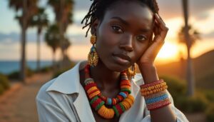 découvrez comment intégrer élégamment les bijoux africains wax dans votre style quotidien pour une touche unique et colorée.