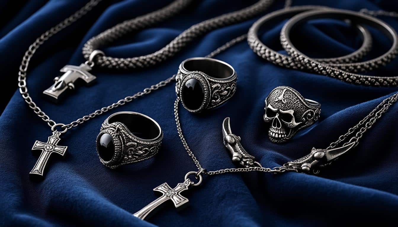 explorez nos conseils pour porter des bijoux gothiques avec style et audace, et donnez à votre look une touche unique et mystérieuse.