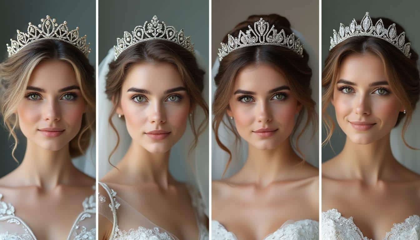 découvrez comment choisir le diadème de mariage idéal en fonction de la forme de votre visage et de votre robe pour un look harmonieux et élégant le jour j.