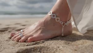 découvrez nos conseils pratiques pour protéger vos bijoux de pied en argent de l'oxydation causée par l'eau salée et garder leur éclat plus longtemps.