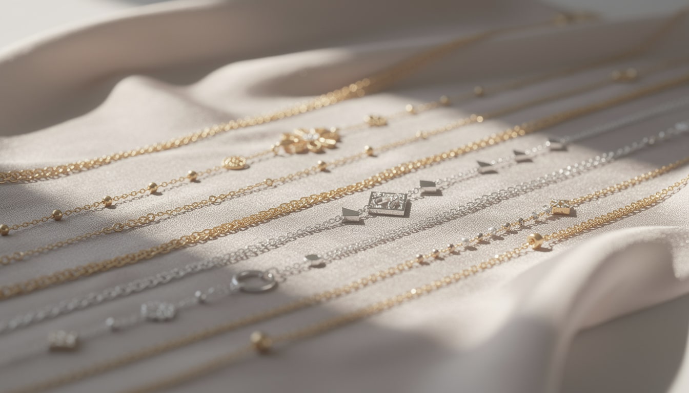 découvrez comment choisir entre chaînes de corps dorées ou argentées en fonction de votre type de peau pour sublimer votre style avec élégance et harmonie.