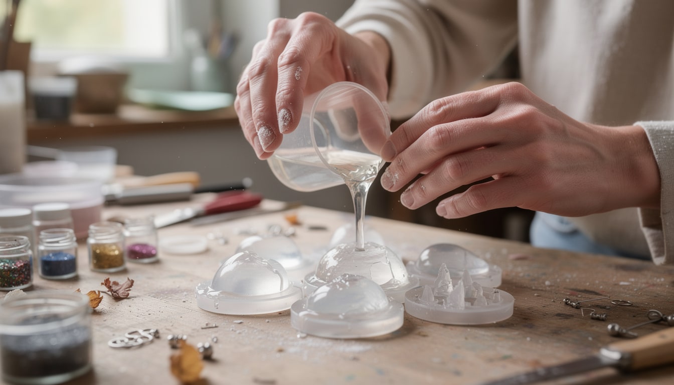 découvrez comment utiliser la résine à bijoux pour créer des pièces uniques et spectaculaires grâce à nos astuces et techniques faciles à suivre.