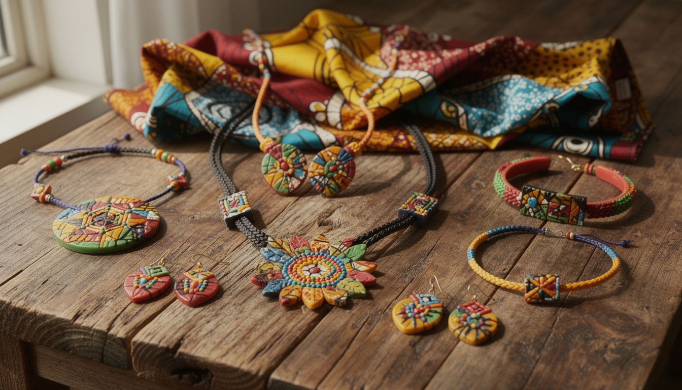 explorez nos tutoriels de bijoux wax pour adopter un style coloré, unique et tendance. apprenez à créer des accessoires élégants et pleins de fraîcheur avec des motifs africains authentiques.