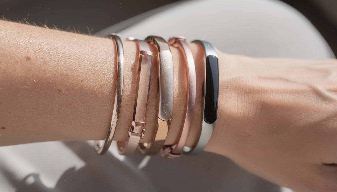 découvrez notre sélection de bracelets connectés design, alliant élégance et technologie, spécialement conçus pour les femmes modernes.