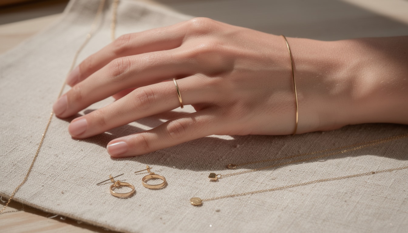 explorez les tendances incontournables des bijoux minimalistes en or pour 2024 et adoptez un style élégant et moderne.