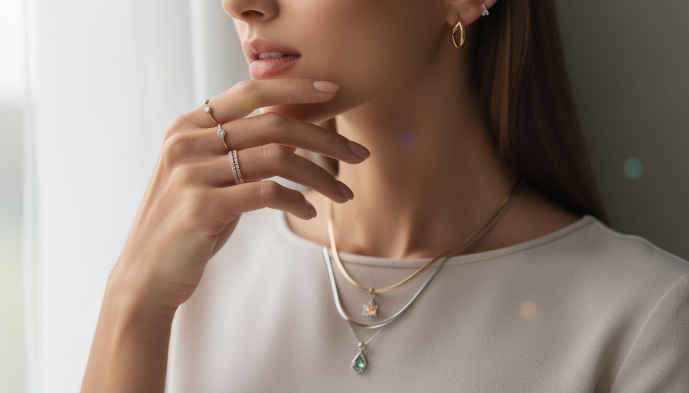 découvrez pourquoi les bijoux en argent ou en or sont particulièrement tendance pour sublimer une peau claire, et comment choisir ceux qui mettent le mieux en valeur votre teint.