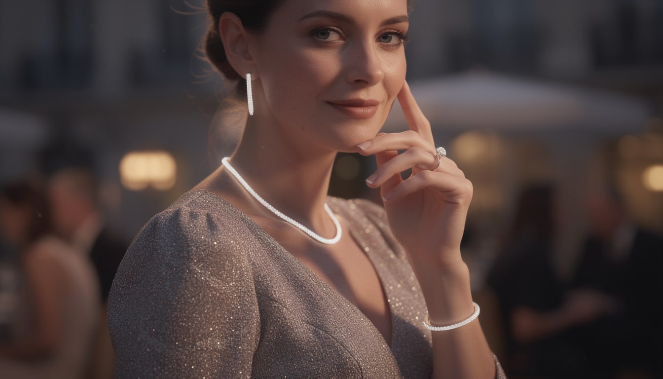 découvrez nos conseils pour assortir vos bijoux de soirée lumineux avec élégance, sans en faire trop, et briller lors de toutes vos occasions.