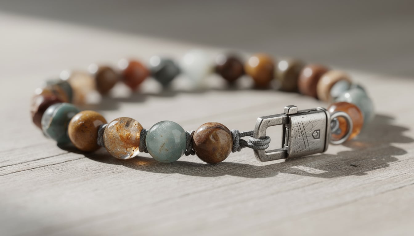 apprenez à fabriquer un bracelet unique avec perles et fermoir en moins d'une heure grâce à ce tutoriel diy facile et rapide.