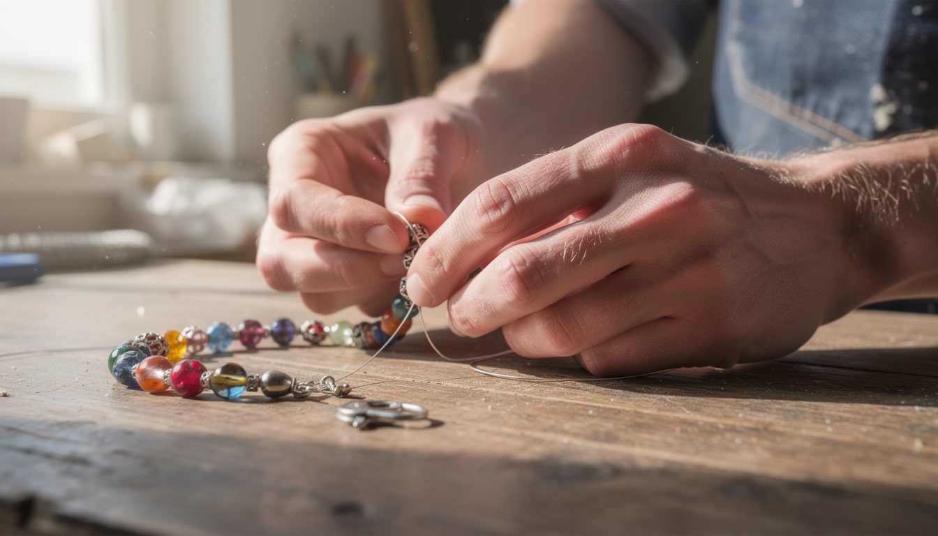 apprenez à fabriquer un bracelet avec perles et fermoir en moins d’une heure grâce à notre tuto diy simple et rapide, idéal pour les débutants.