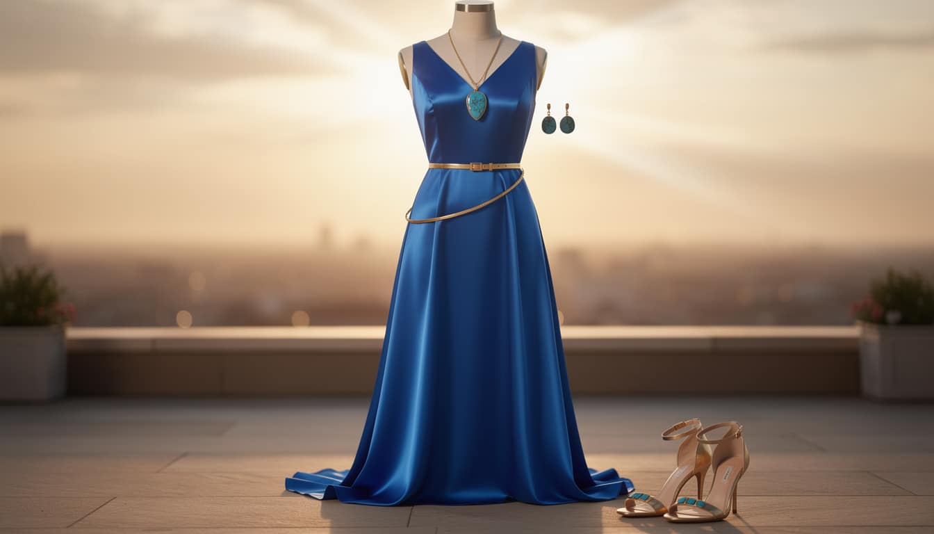 découvrez comment choisir les meilleurs bijoux pour sublimer une robe bleue et briller lors de vos soirées estivales avec élégance et style.