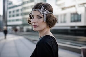 découvrez comment intégrer élégamment des bijoux de tête inspirés des années folles à votre tenue moderne pour un style unique et sophistiqué.