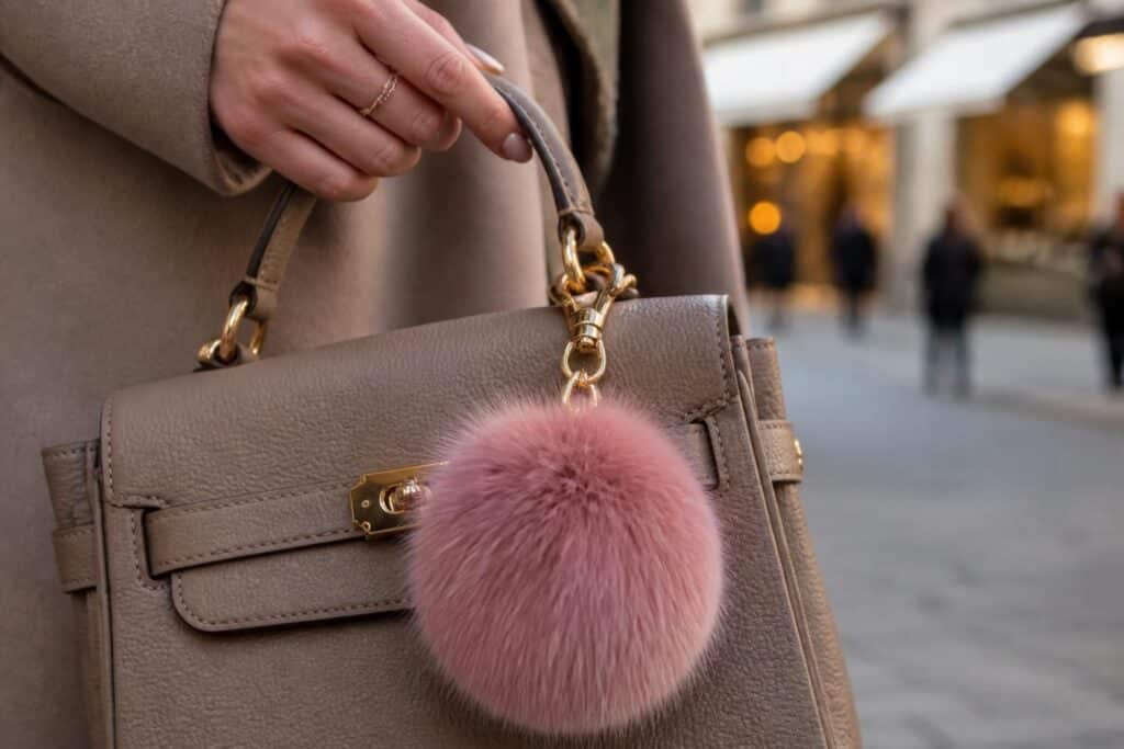 découvrez comment les bijoux de sac pompon en fourrure ajoutent une touche d'élégance et de style pour transformer votre sac en un accessoire tendance et unique.