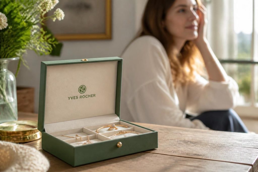 découvrez la boîte à bijoux yves rocher, un cadeau parfait pour les passionnés de beauté, alliant élégance et praticité pour sublimer chaque moment.